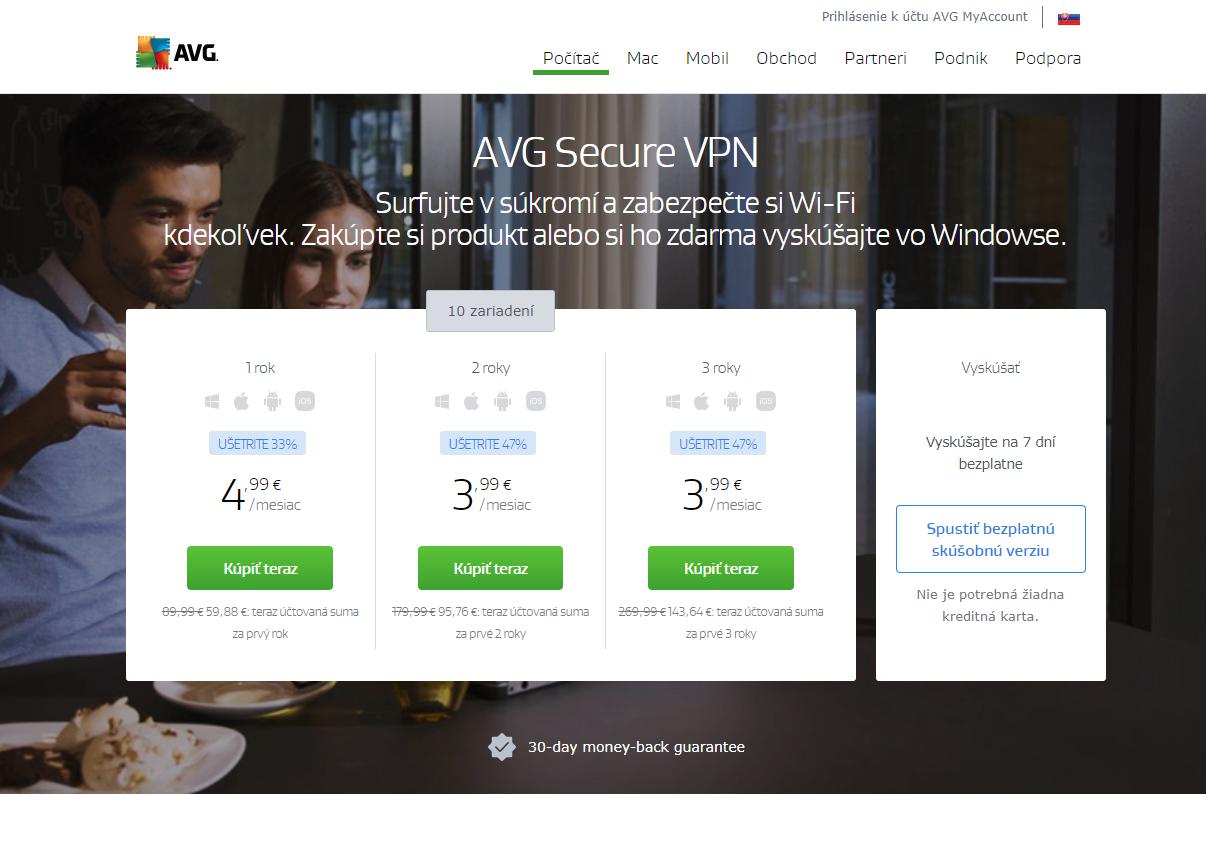 AVG Secure VPN Recenzia